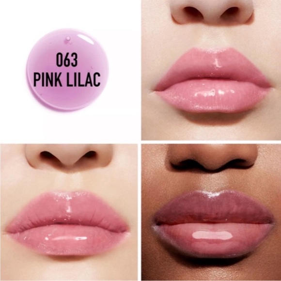 DIOR BUNDLE: Dior Pink Hair Clips and Dior Addict Lip Glow Oil #063 Pink Lilac - Picture 5 of 7